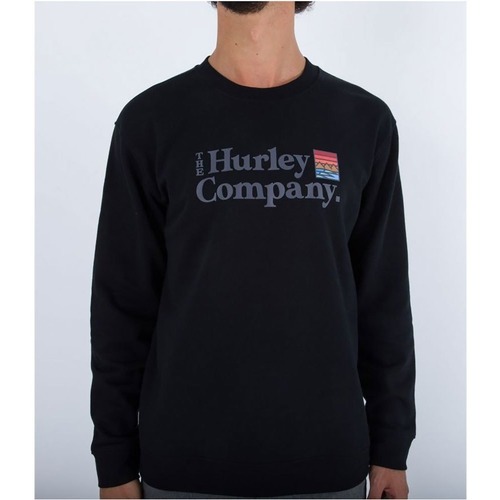 Abbigliamento Uomo Felpe Hurley Sweatshirt  Ponzo Canyon Nero