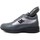 Scarpe Donna Sneakers Lumberjack Sneaker in Pelle, Zeppa interna, Plantare Estraibile-1305i22 Grigio