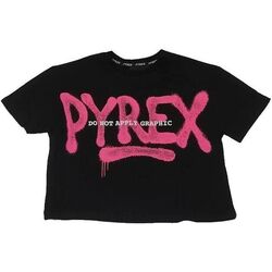 Abbigliamento Bambino T-shirt maniche corte Pyrex 30862 Nero