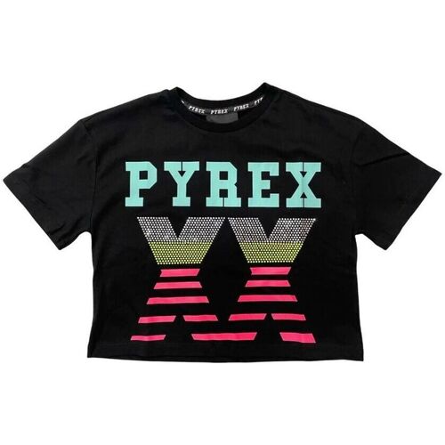 Abbigliamento Bambino T-shirt maniche corte Pyrex 30870 Nero