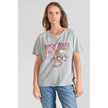 Abbigliamento Donna T-shirt & Polo Le Temps des Cerises T-shirt NIXON Grigio
