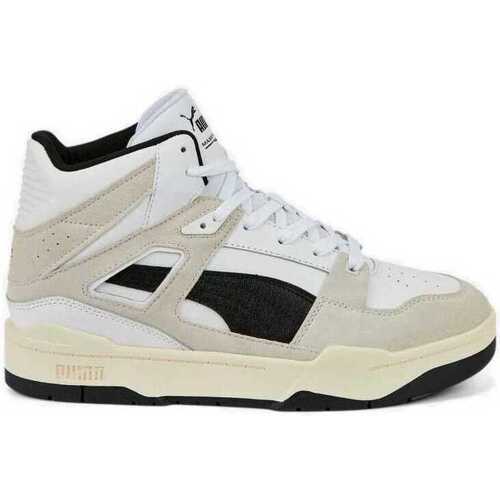 Scarpe Donna Sneakers Puma SLIPSTREAM HI HERITAGE WHITE BK Bianco