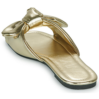Only ONLMILLIE-3 PU BOW SANDAL FOIL Oro