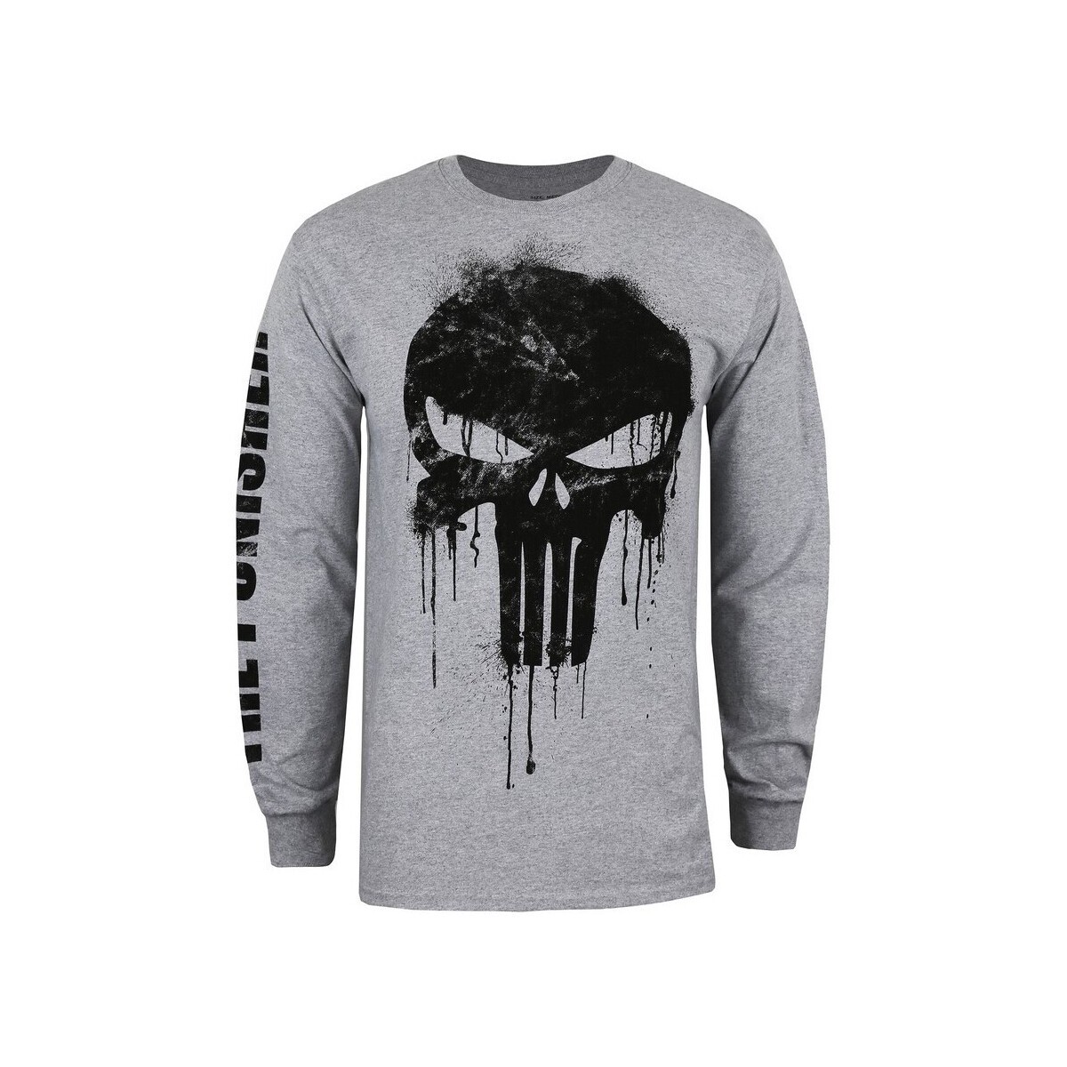Abbigliamento Uomo T-shirts a maniche lunghe The Punisher TV1615 Grigio