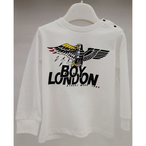 Abbigliamento Bambino T-shirts a maniche lunghe Boy London TSBL2301B 2000000072203 Bianco