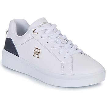 Scarpe Donna Sneakers basse Tommy Hilfiger TH COURT SNEAKER Bianco / Nero
