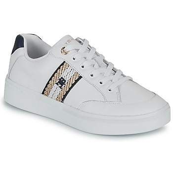 Scarpe Donna Sneakers basse Tommy Hilfiger COURT SNEAKER WITH WEBBING Bianco
