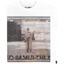 Abbigliamento Uomo T-shirt & Polo Ko Samui Tailors Graphic T-Shirt Man Thin Collar Bianco