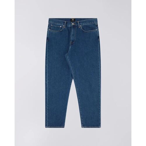 Abbigliamento Uomo Jeans Edwin I030421.01.J9.25 COSMOS PANT-MID MARBLE WASH Blu