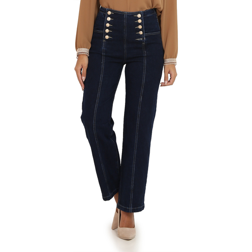 Abbigliamento Donna Jeans La Modeuse 18139_P50135 Blu
