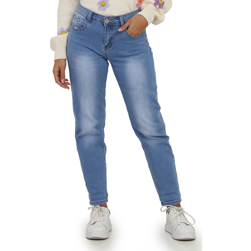 Abbigliamento Donna Jeans La Modeuse 18200_P50438 Blu