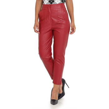 Abbigliamento Donna Pantaloni La Modeuse 18781_P53306 Rosso