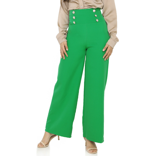 Abbigliamento Donna Pantaloni La Modeuse 18921_P53819 Verde