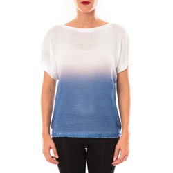Abbigliamento Donna T-shirt maniche corte De Fil En Aiguille Top Carla blanc Bianco