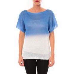 Abbigliamento Donna T-shirt maniche corte De Fil En Aiguille Top Carla bleu Blu