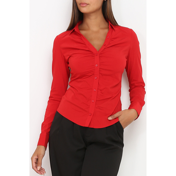 Abbigliamento Donna Camicie La Modeuse 21685_P48301 Rosso