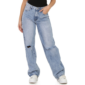 Abbigliamento Donna Jeans La Modeuse 50004_P89576 Blu