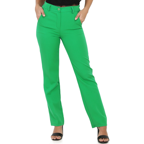 Abbigliamento Donna Pantaloni La Modeuse 50031_P89682 Verde
