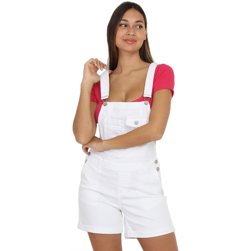 Abbigliamento Donna Tuta jumpsuit / Salopette La Modeuse 58819_P135588 Bianco