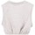 Abbigliamento Donna T-shirt & Polo Disclaimer Top A Vita Alta Con Logo Beige
