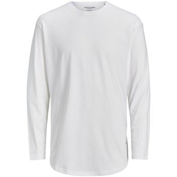 Abbigliamento Uomo T-shirts a maniche lunghe Jack & Jones Maglietta Uomo Noa Bianco