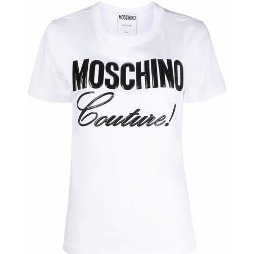 Abbigliamento Donna T-shirt & Polo Moschino A07065441 2001 Bianco