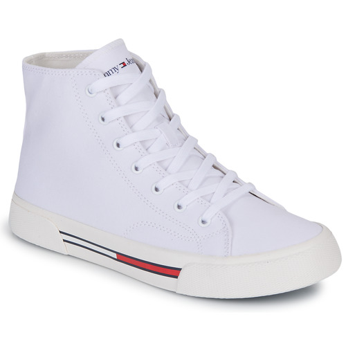 Scarpe Donna Sneakers alte Tommy Jeans TOMMY JEANS MC WMNS Bianco