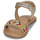 Scarpe Bambina Sandali Mod'8 CAPEARLS Oro / Multicolore