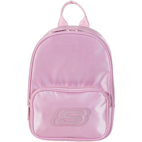 Borse Donna Zaini Skechers Mini Logo Backpack Rosa