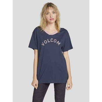 Abbigliamento Donna T-shirt maniche corte Volcom Becomce Sea Navy Blu