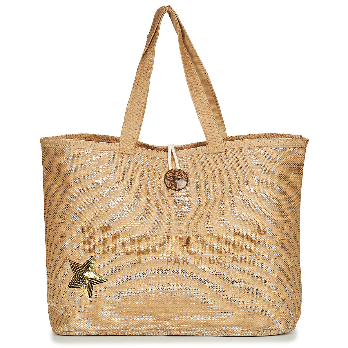 Borse Donna Tote bag / Borsa shopping Les Tropéziennes par M Belarbi PANAMA Beige