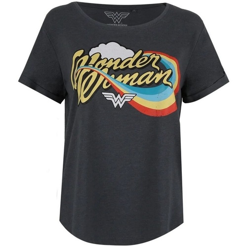 Abbigliamento Donna T-shirts a maniche lunghe Dessins Animés  Multicolore