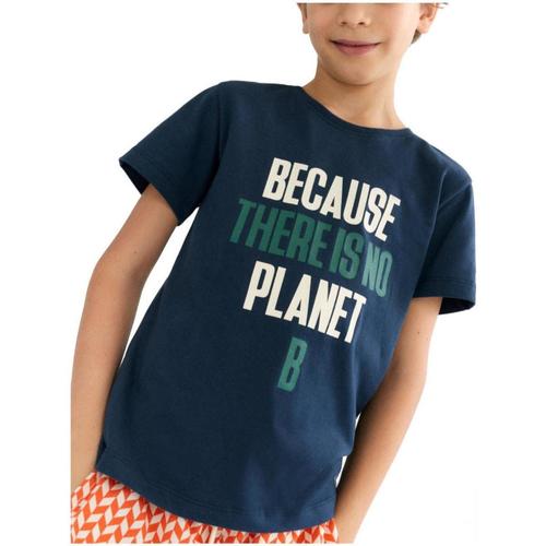 Abbigliamento Bambino T-shirt maniche corte Ecoalf  Blu