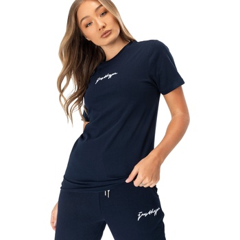 Abbigliamento Donna T-shirts a maniche lunghe Hype HY6171 Blu
