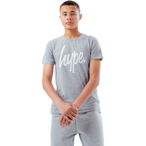 Abbigliamento Unisex bambino T-shirts a maniche lunghe Hype HY6735 Grigio