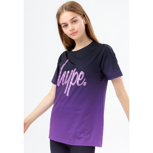 Abbigliamento Bambina T-shirts a maniche lunghe Hype HY7107 Viola