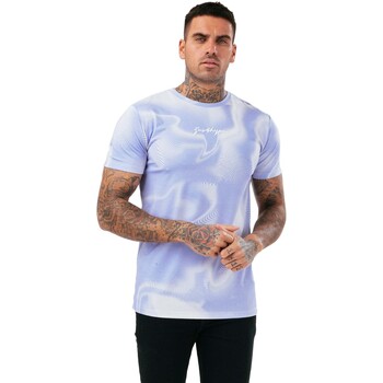 Abbigliamento Uomo T-shirts a maniche lunghe Hype HY7398 Blu