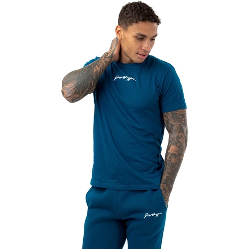 Abbigliamento T-shirts a maniche lunghe Hype HY7463 Blu