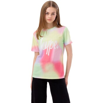 Abbigliamento Bambina T-shirts a maniche lunghe Hype Spray Paint Multicolore