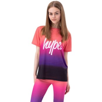 Abbigliamento Bambina T-shirts a maniche lunghe Hype HY8349 Nero