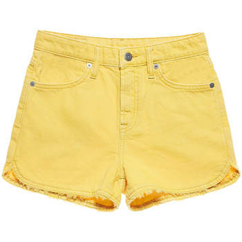 Abbigliamento Bambina Shorts / Bermuda Teddy Smith 50406559D Giallo