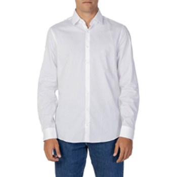 Abbigliamento Uomo Camicie maniche lunghe Calvin Klein Jeans K10K109826 Bianco