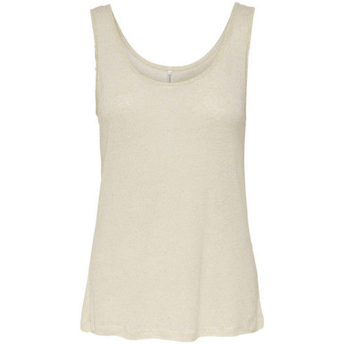 Abbigliamento Donna Top / T-shirt senza maniche Only 15261297 Beige