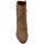 Scarpe Donna Tronchetti Corina Stivaletto donna con tacco in legno grosso 10 cm a punta in cam Marrone