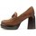 Scarpe Donna Mocassini Curiosite' Curiosite` scarpe 2139 Mocassino Morsetto con plateau donna Cuoio