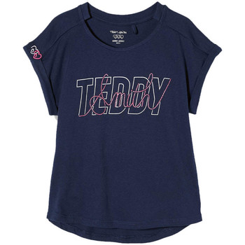 Abbigliamento Bambina T-shirt & Polo Teddy Smith 51006347D Blu