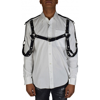 Abbigliamento Uomo Camicie maniche lunghe Roberto Cavalli  Bianco