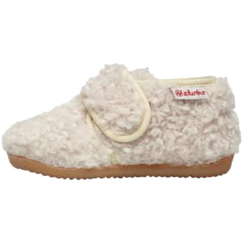 Scarpe Bambina Pantofole Naturino Pantofole in lana Bianco