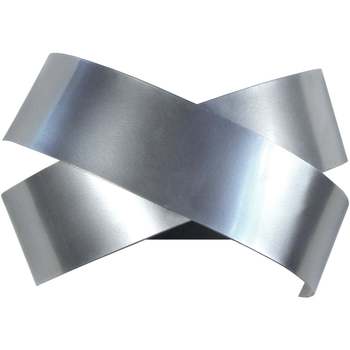 Casa Applique Tosel Applique rettangolare metallo alluminio Argento