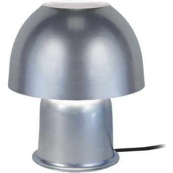 Casa Lampade d’ufficio Tosel lampada da comodino tondo metallo alluminio Argento